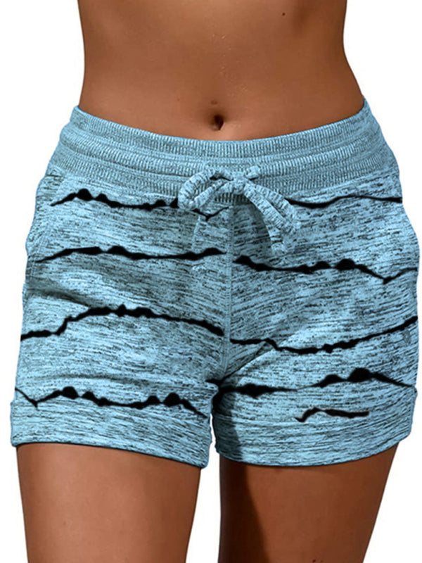 Damen-Shorts, modisch und modisch, mit Stretchbund 