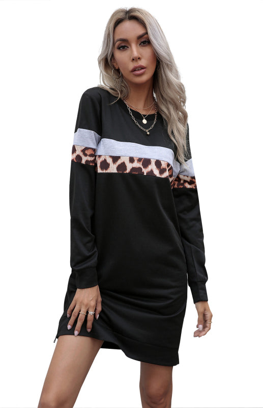 Women's Round Neck Casual Everyday Dress for Spring-Summer