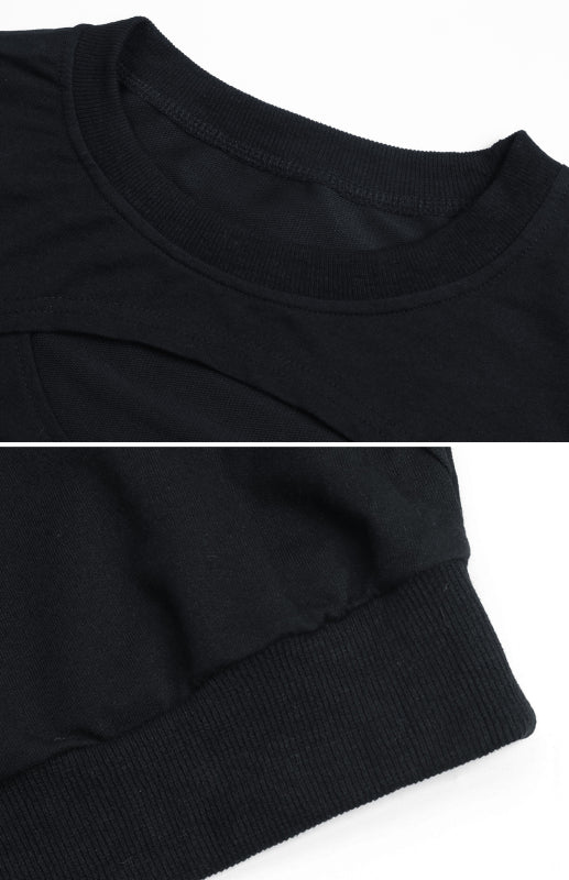 Damenmode Sport-Freizeitanzug mit Cut-Out-Effekt 