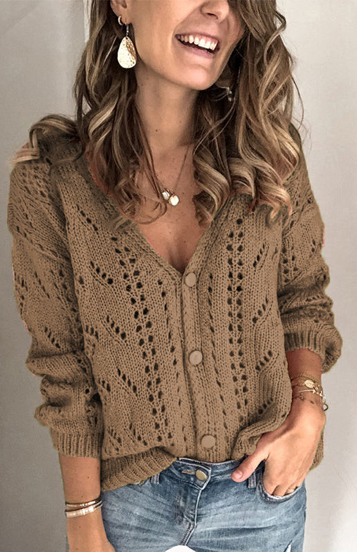 Damen-Strickjacke, lässig und modisch 