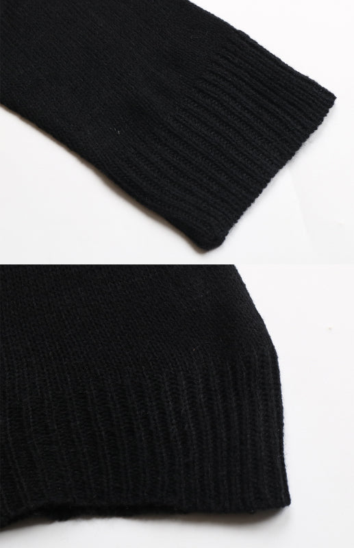 Chevron-Strickpullover mit lockerer Schulterpartie 