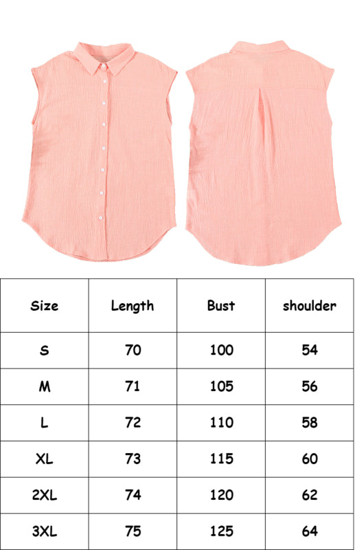 Leinenbluse mit Reverskragen, Knopfleiste, Raglanärmeln und abgerundetem Schlitz am Saum 