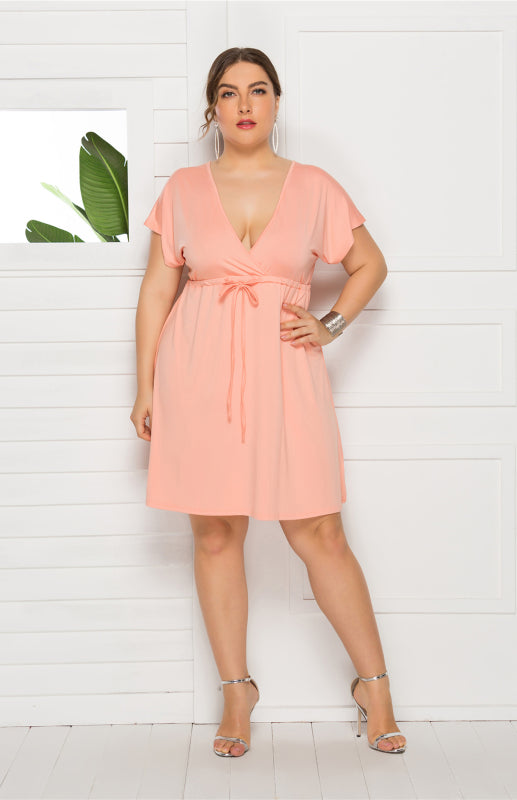 Comfortable High Elasticity Solid Leisure Maternity Dress for Spring-Summer – detail view