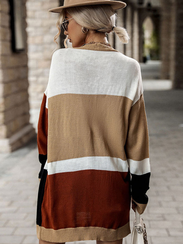 Gilet en maille fine à manches longues 