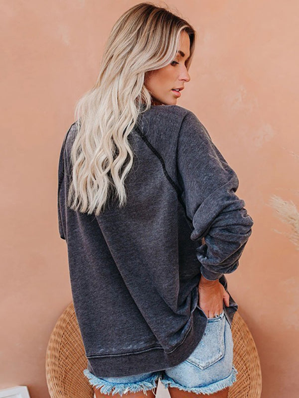 Sweat à capuche raglan imprimé citrouille d'Halloween pour femme 