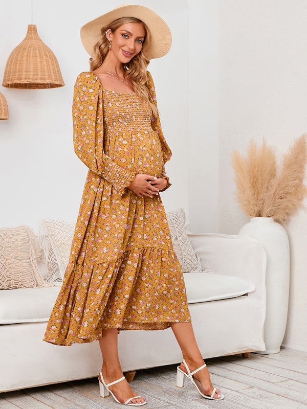 Chiffonkleid für Damen, kleines Blumenkleid 