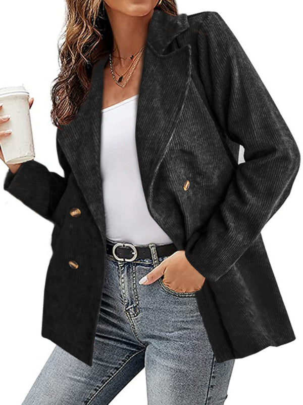 New style jacket solid color suit button coat