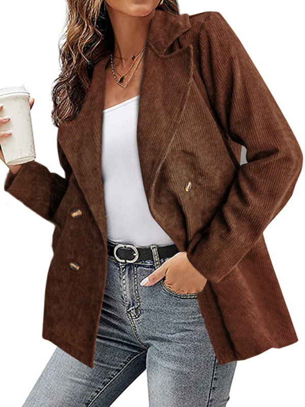 New style jacket solid color suit button coat