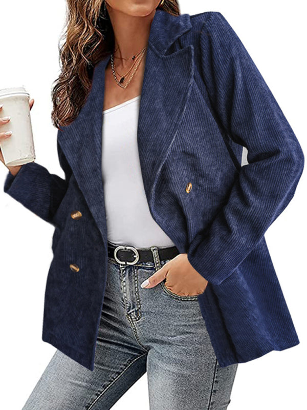 New style jacket solid color suit button coat
