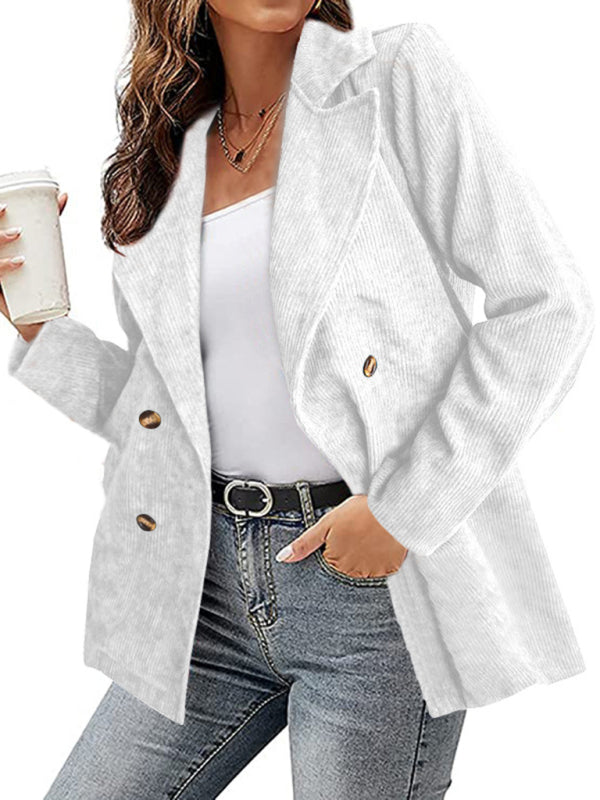 New style jacket solid color suit button coat
