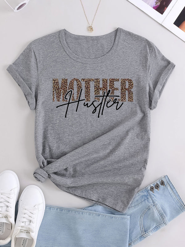 "Mother Hustler Casual Printed T-Shirt"