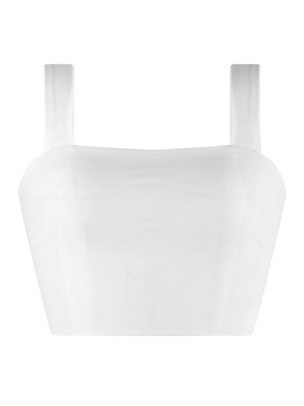 Gilet en maille slim décontracté pour femme, nombril ouvert, col carré, style polyvalent 
