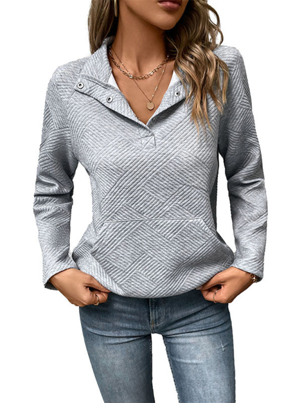 Sweat à capuche quatre saisons en maille unie 