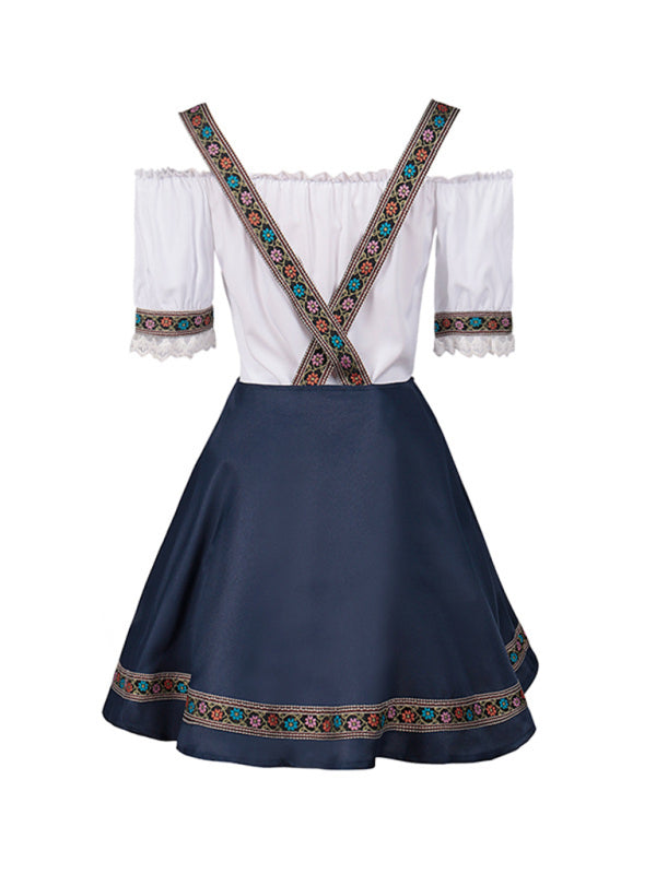 Halloween-Karnevalskostüm, deutsches Bierfestkostüm, bayerische Damenbekleidung 
