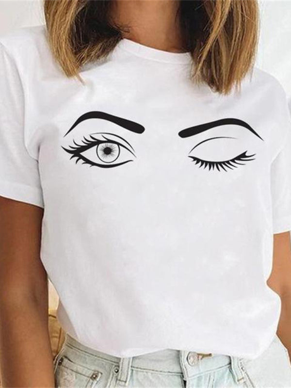 T-shirt à imprimé léopard pour femme 