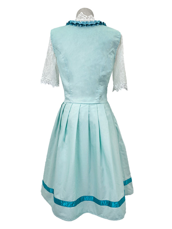 Robe à manches courtes imprimée bière Oktoberfest allemande 