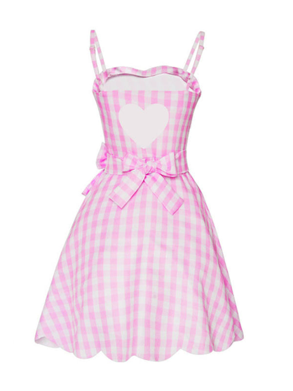 Echtes Barbie-Puppen-Prinzessinnen-Cosplay-Kostümkleid für Halloween 