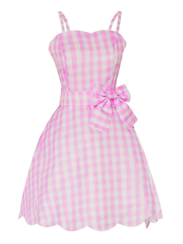 Echtes Barbie-Puppen-Prinzessinnen-Cosplay-Kostümkleid für Halloween 