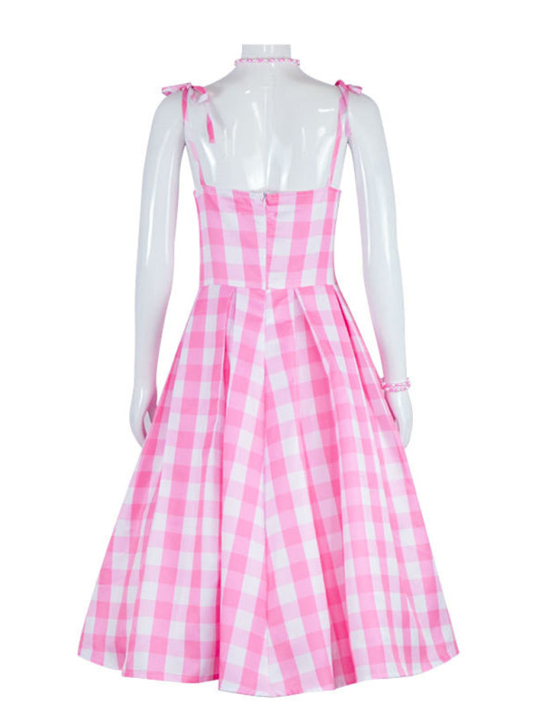 Echtes Barbie-Puppen-Prinzessinnen-Cosplay-Kostümkleid für Halloween 