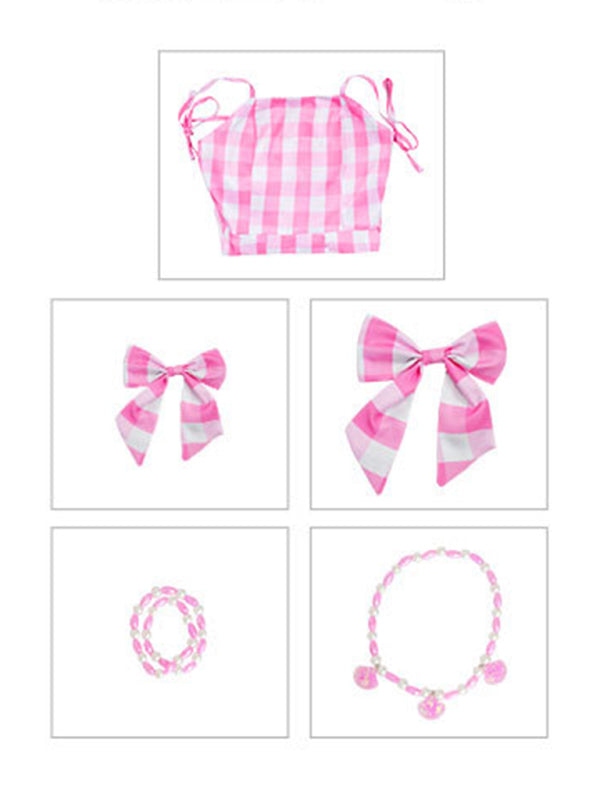 Echtes Barbie-Puppen-Prinzessinnen-Cosplay-Kostümkleid für Halloween 