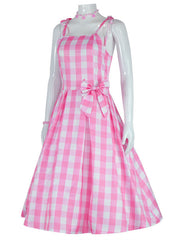 Echtes Barbie-Puppen-Prinzessinnen-Cosplay-Kostümkleid für Halloween 