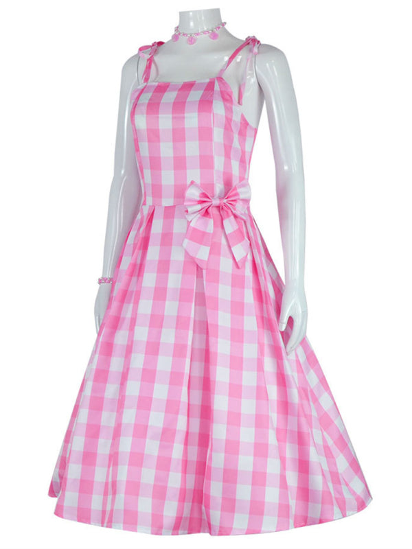 Echtes Barbie-Puppen-Prinzessinnen-Cosplay-Kostümkleid für Halloween 