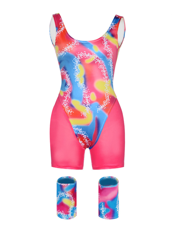 Ärmelloser Damen-Jumpsuit aus Polyester mit eigenem Design 