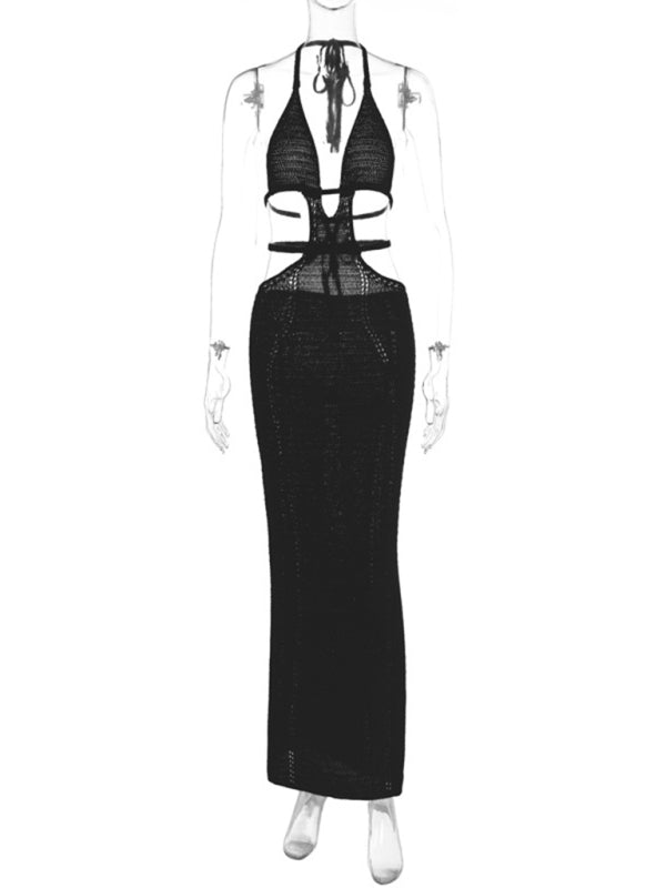 Neues, sexy Streetstyle-Kleid „Pure Desire“ mit Neckholder, gewickeltem Dekolleté und Schnürung 
