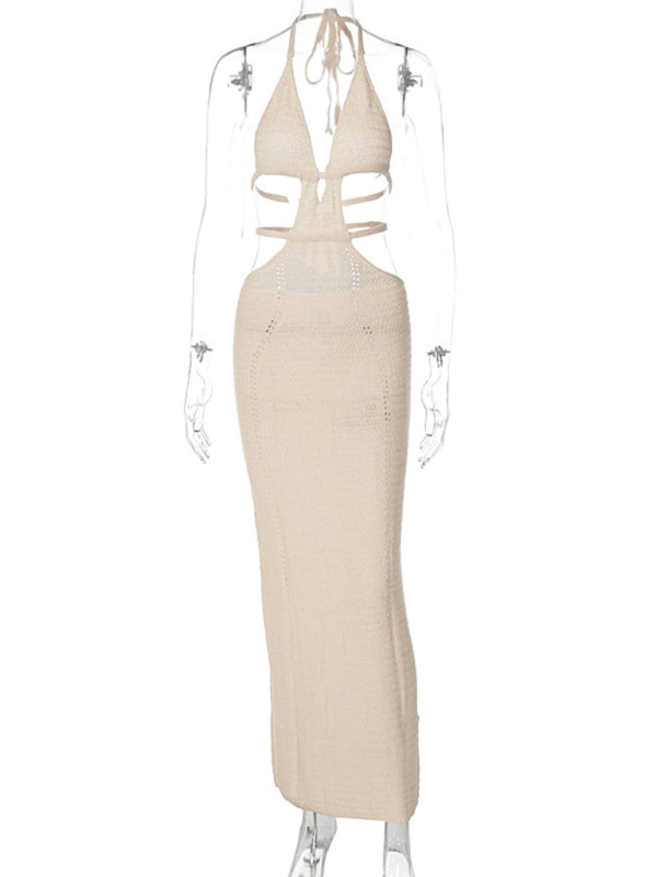 Neues, sexy Streetstyle-Kleid „Pure Desire“ mit Neckholder, gewickeltem Dekolleté und Schnürung 