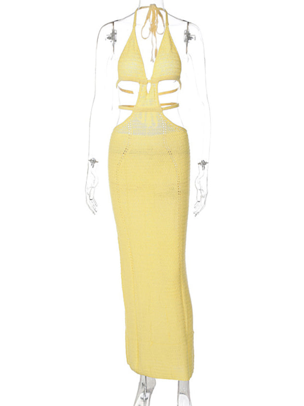 Neues, sexy Streetstyle-Kleid „Pure Desire“ mit Neckholder, gewickeltem Dekolleté und Schnürung 