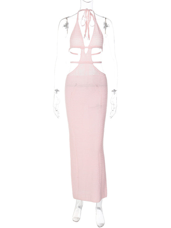 Neues, sexy Streetstyle-Kleid „Pure Desire“ mit Neckholder, gewickeltem Dekolleté und Schnürung 