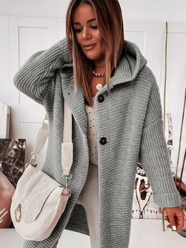 gilet à capuche ample pour femme 