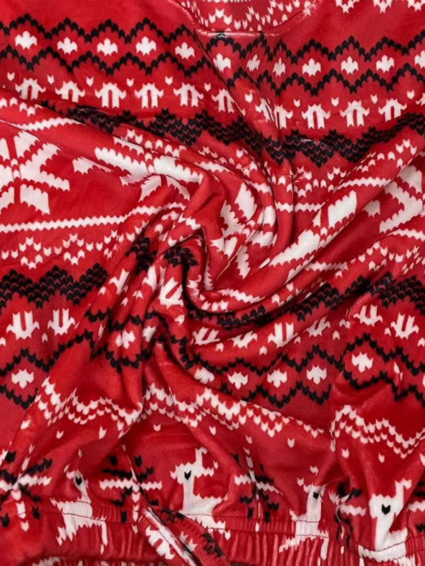 Weihnachts-Set für Damen: Langarm-Sweatshirt und Shorts 