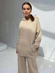 Women's Home Fashion Sports Sweatshirt Set Two-Piece Set