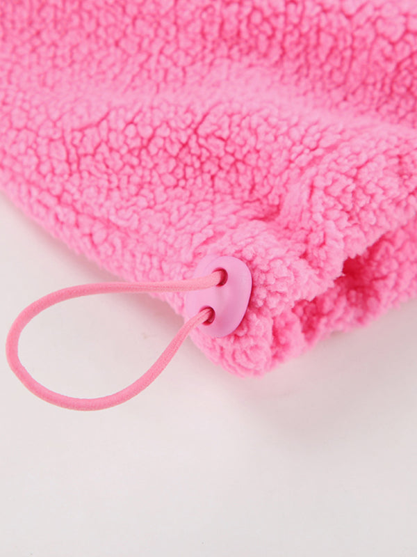 Neuer Damen-Sherpa-Pullover, kleines Stehkragen-Sweatshirt 