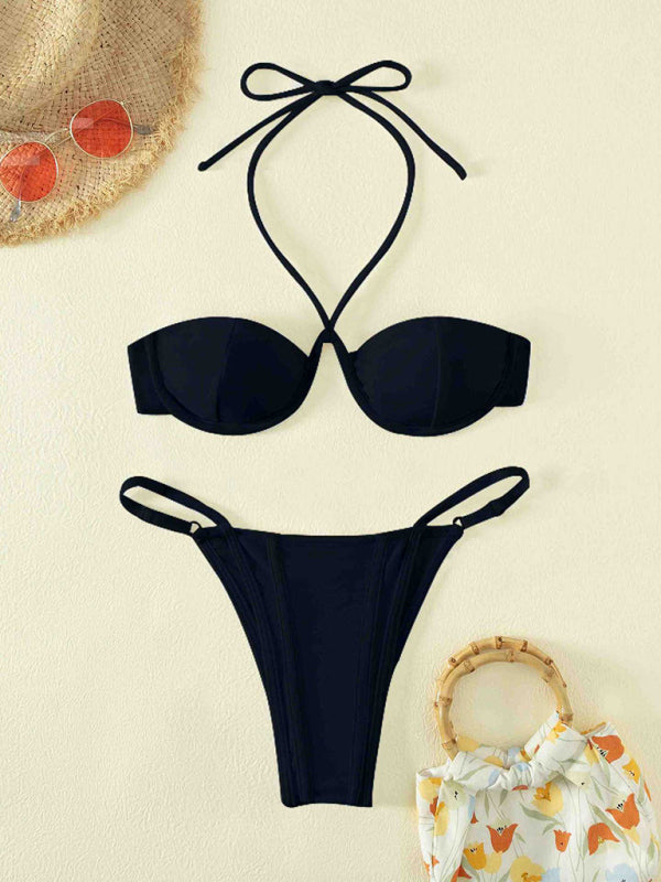 New women's split swimsuit sexy bikini - Closther