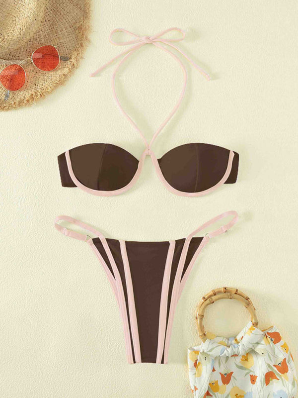 New women's split swimsuit sexy bikini - Closther