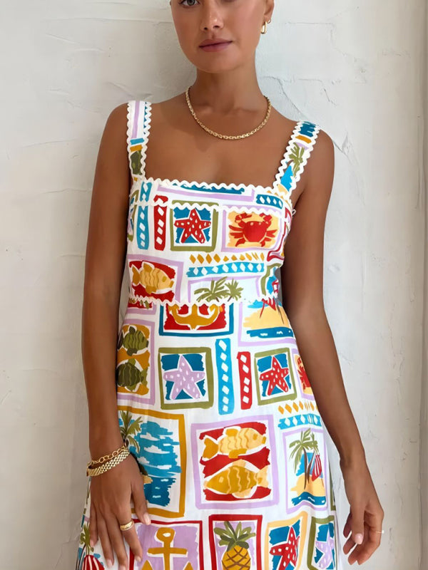 Robe bustier sexy en dentelle à bretelles graffiti personnalisées et tendance 