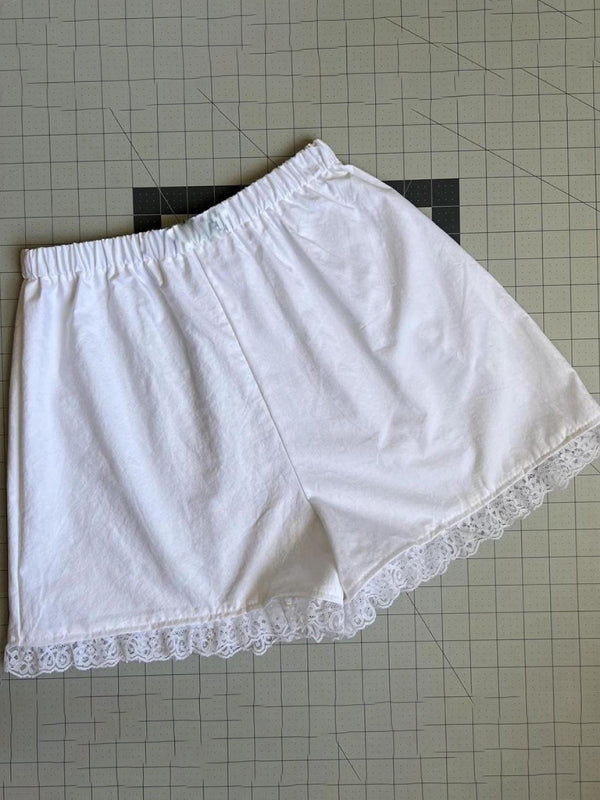 Leggings en dentelle à empiècements pour la maison, shorts fins imprimés printemps-été 