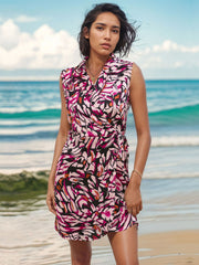 Sommerliches Damen-Einteilerkleid im Ethno-Stil 