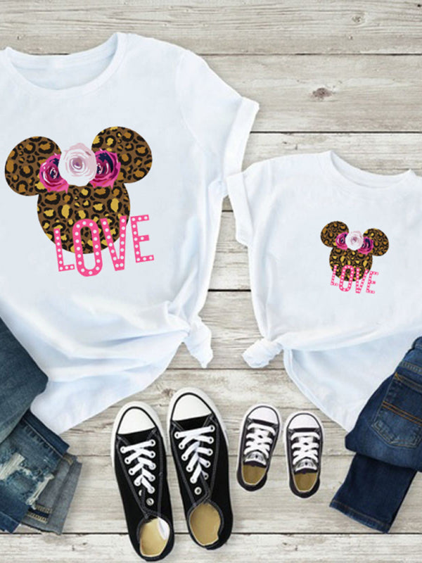 Mama and Mini leopard print matching set