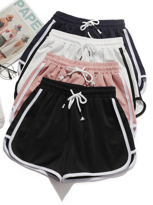 New sports style three-quarter shorts yoga loose hot pants