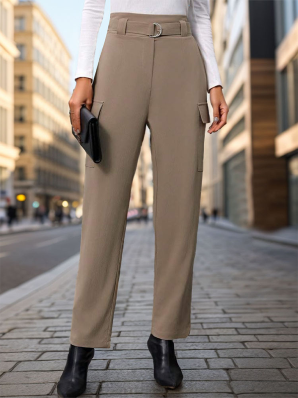 Neue Pendlerhose mit Taschen zum Schnüren für Damen 