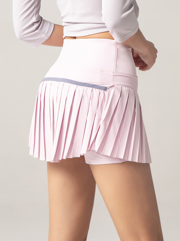 Sonnenschutz-Outdoor-Culottes mit schnelltrocknenden Taschen, Sportshorts, Tennis-Faltenrock 