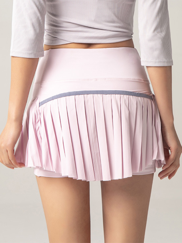 Sonnenschutz-Outdoor-Culottes mit schnelltrocknenden Taschen, Sportshorts, Tennis-Faltenrock 