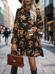 Elegantes Damen-Pendelkleid mit neuem Retro-Print 