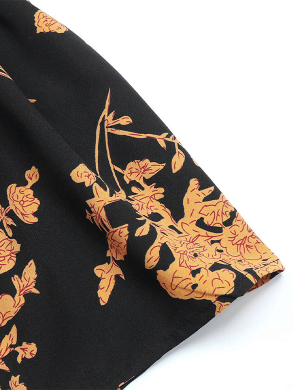 Elegantes Damen-Pendelkleid mit neuem Retro-Print 