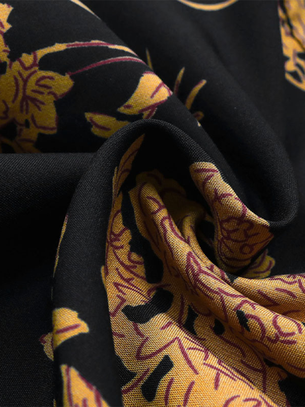 Elegantes Damen-Pendelkleid mit neuem Retro-Print 