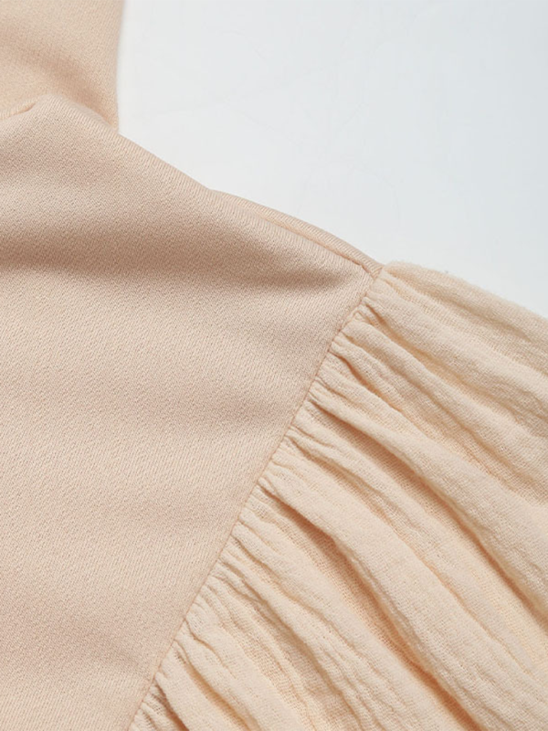 Nouveau sweat-shirt à capuche à manches bouffantes pour femmes 