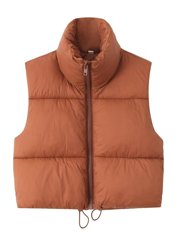 Damen-Strickweste mit Kragen, warmer Mantel 